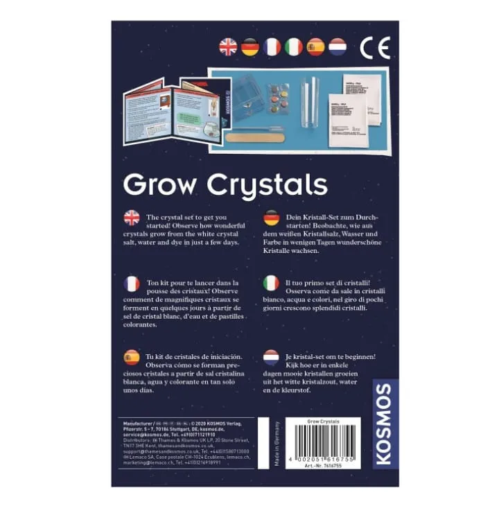 Kosmos Grow Crystals experimentkit kristallodling