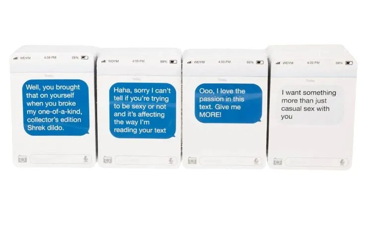 New Phone Who Dis partyspel vuxna 450 kort humor