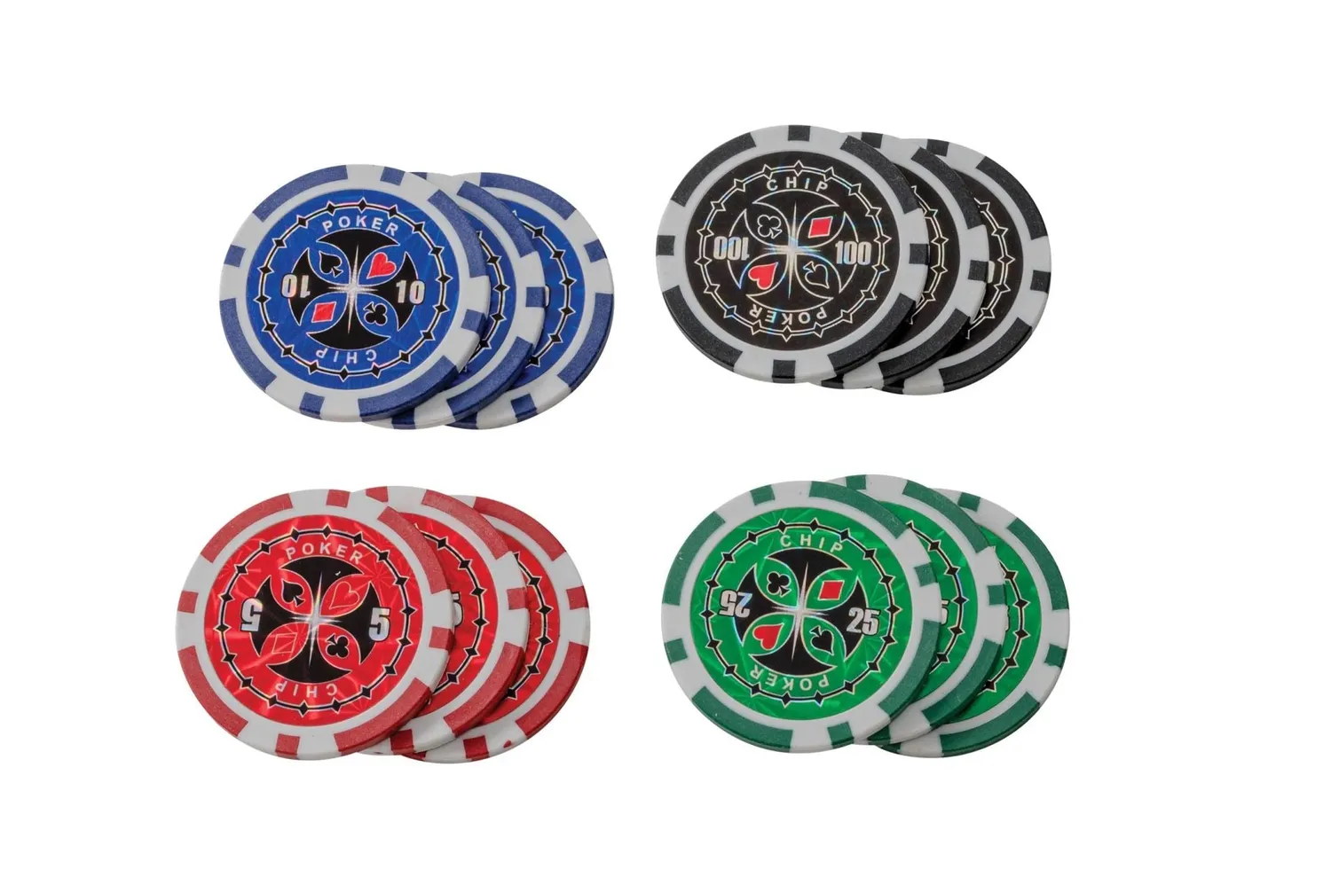 Philos Pokerset 100 marker aluminiumväska 3756 klassisk