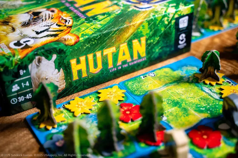 Hutan Life in the Rainforest brädspel engelsk utgåva 2–4 spelare