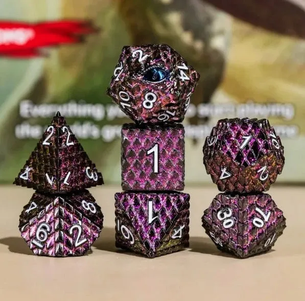 Dragon's Lair Metallic Dragon Scale Dark Rose tärningsset