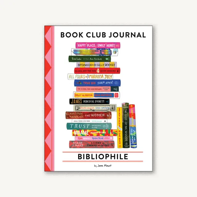 Bibliophile Book Club Journal bokklubb anteckningsbok