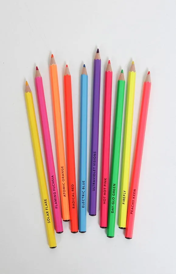 Games Room Bright Ideas Neon färgpennor 10-pack