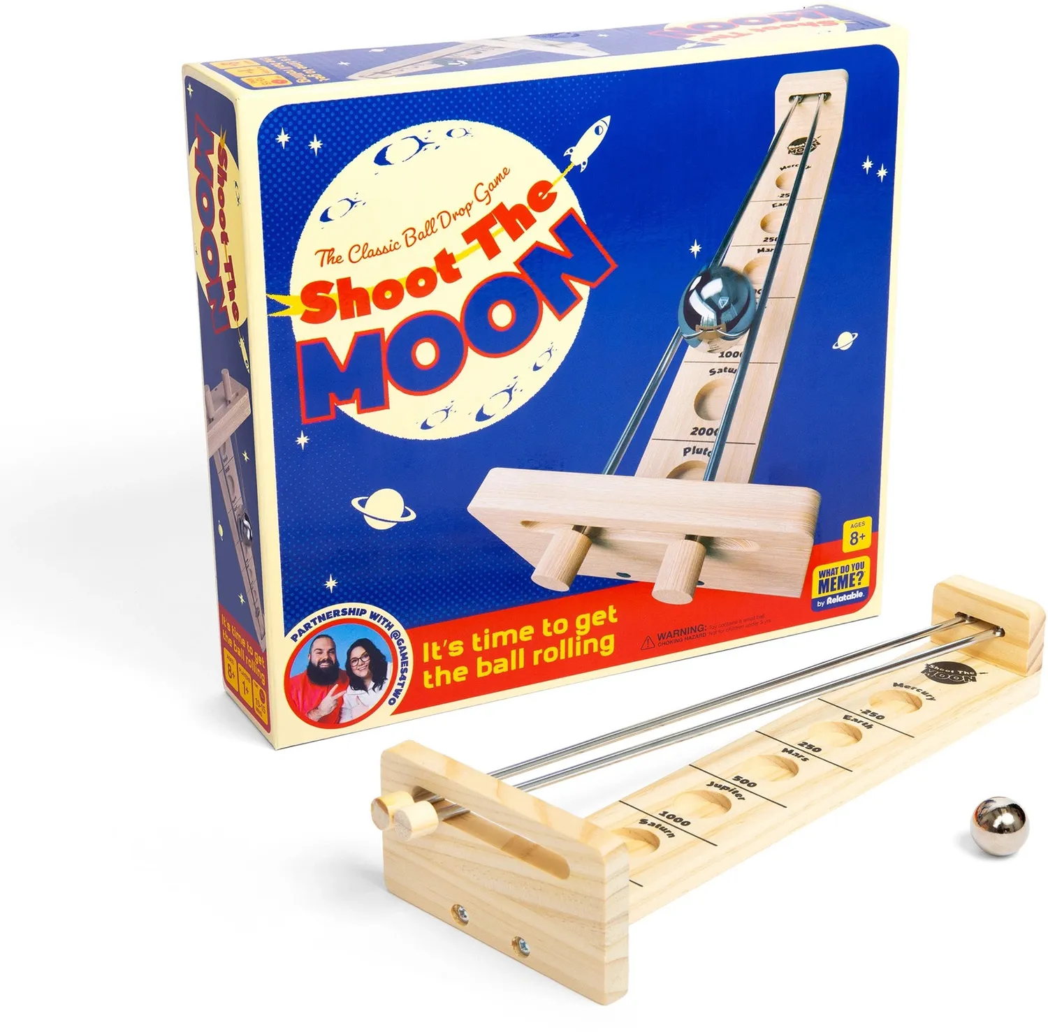 Dragon's Lair Shoot The Moon skicklighetsspel metallkula