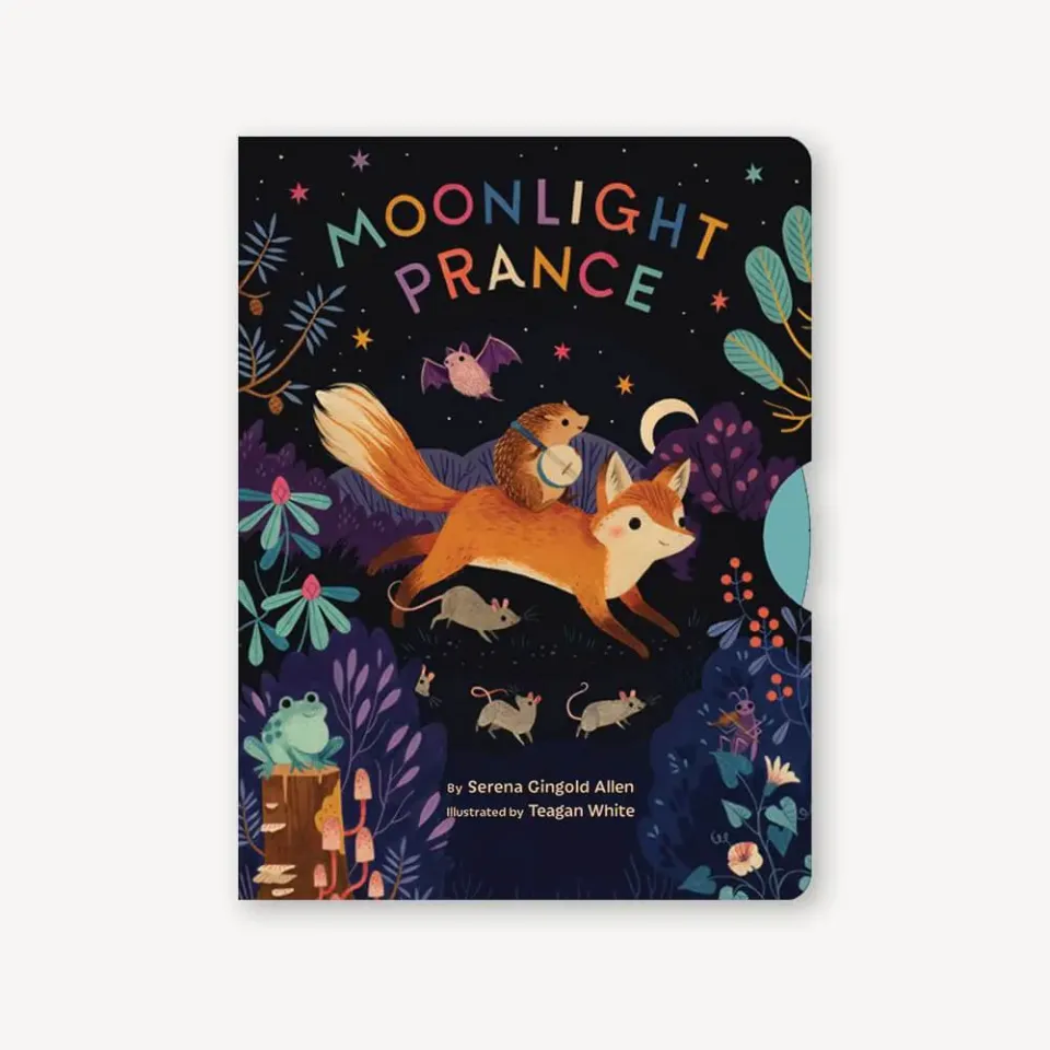 Games Room Moonlight Prance bilderbok dra-flikar nattdjur rim