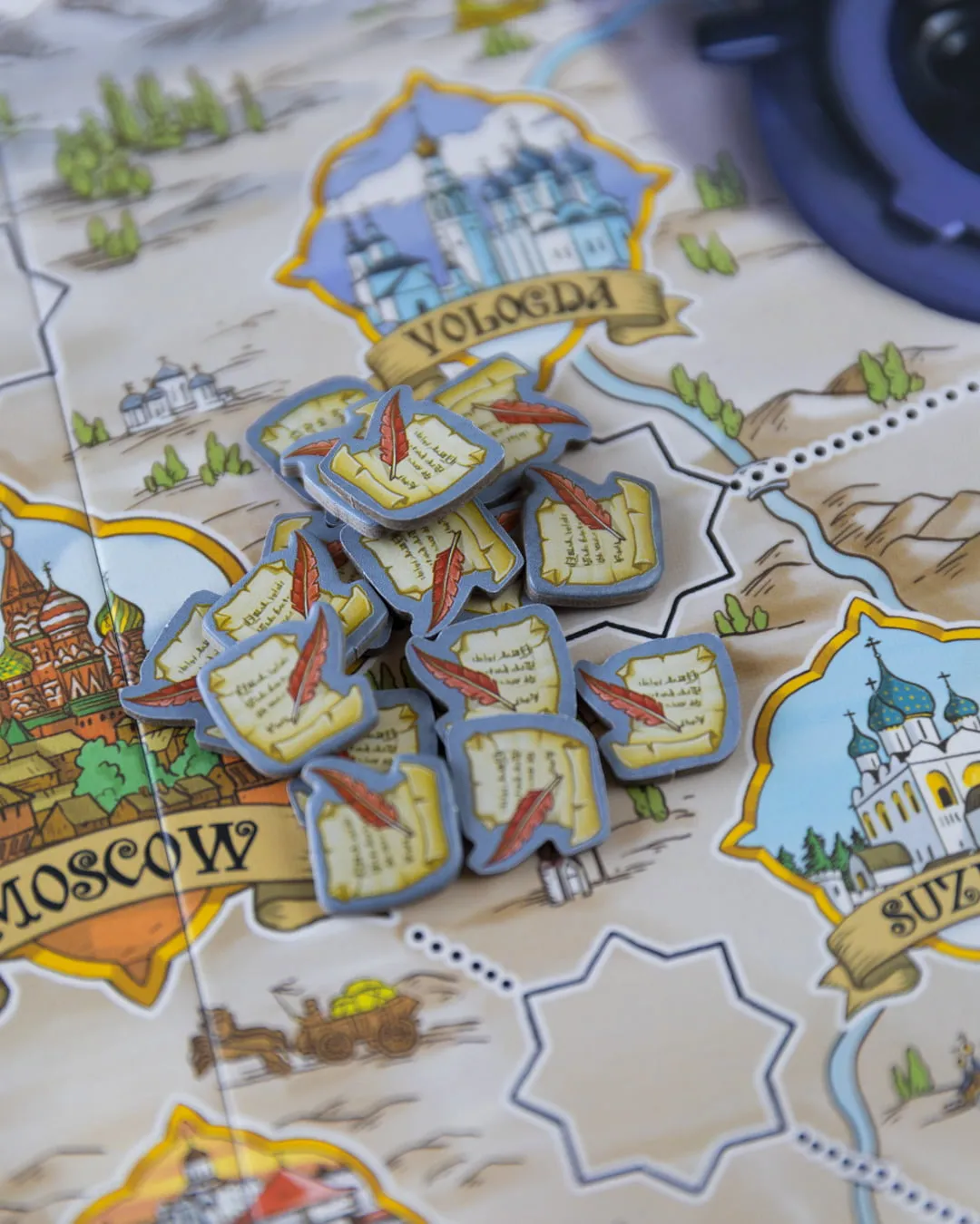 Kosmos The Red Cathedral Contractors expansion brädspel strategi