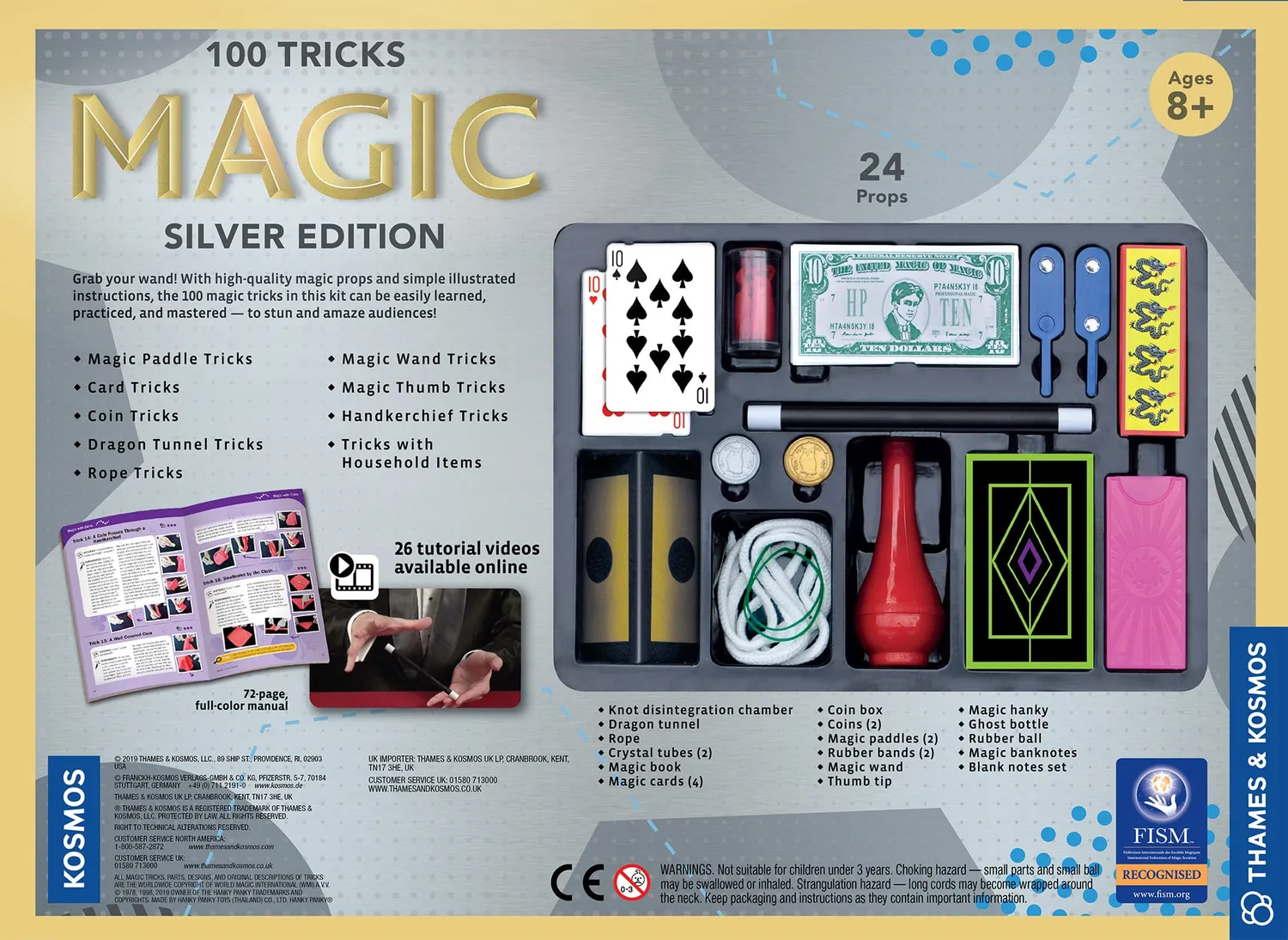 Kosmos Magic Silver Edition trollerilåda 100 trick