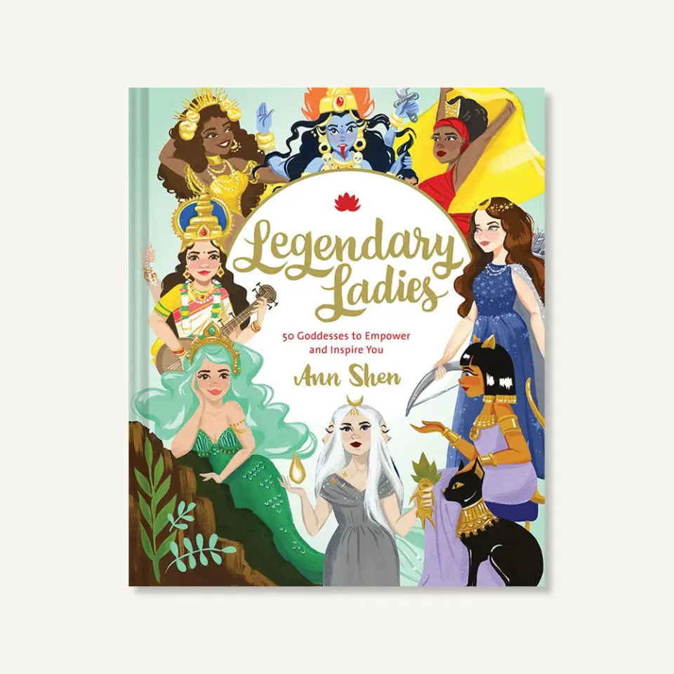 Games Room Legendary Ladies bok om gudinnor illustrerad