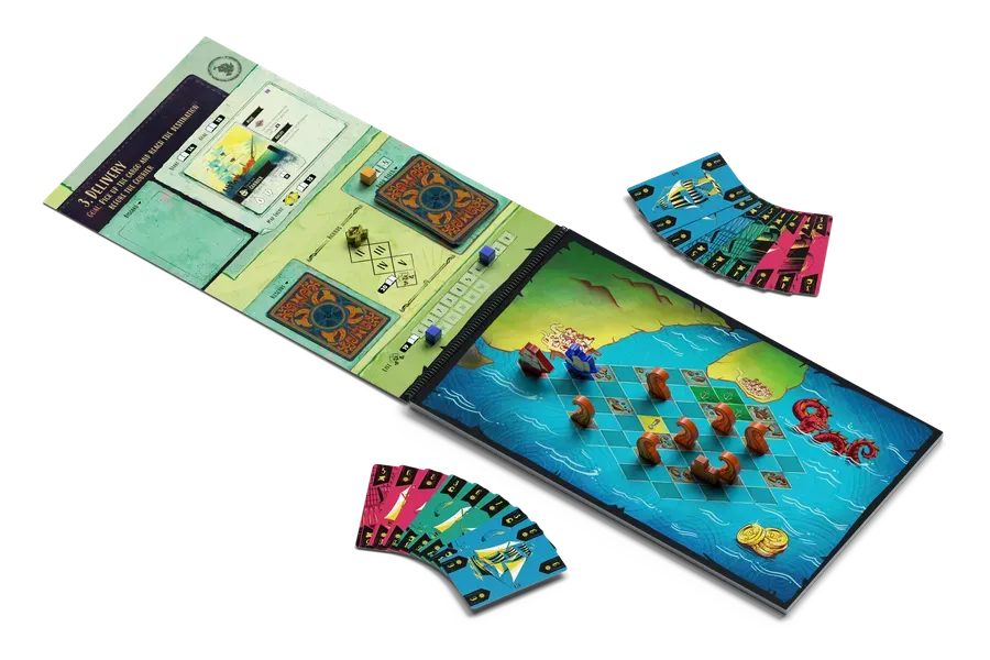Dragon's Lair Sail Legacy brädspel 2 spelare 30 uppdrag