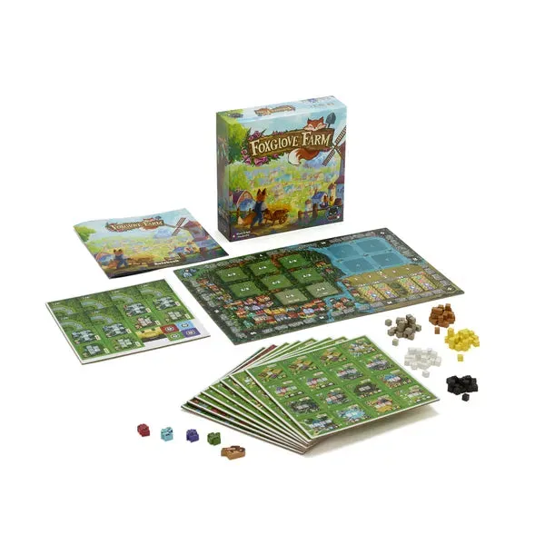 Dragon's Lair Foxglove Farm brädspel stadsbyggare 2–4 spelare