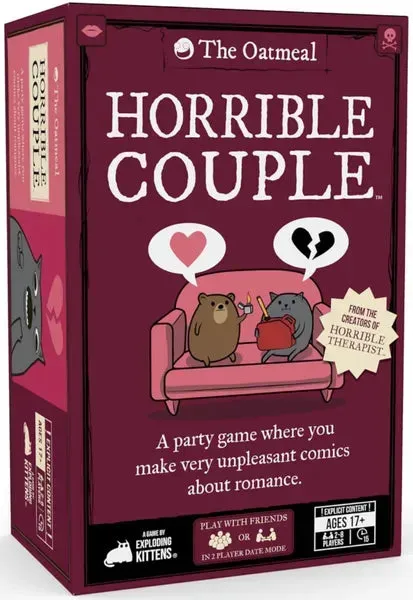 Horrible Couple partyspel vuxna 2-8 spelare kortspel