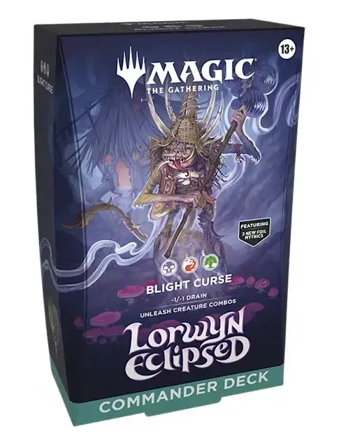 Magic Lorwyn Eclipsed Commander Deck Blight Curse 100 kort