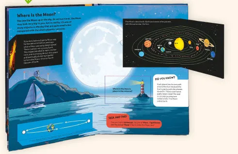 Games Room The Moon bok flikar 4–6 år