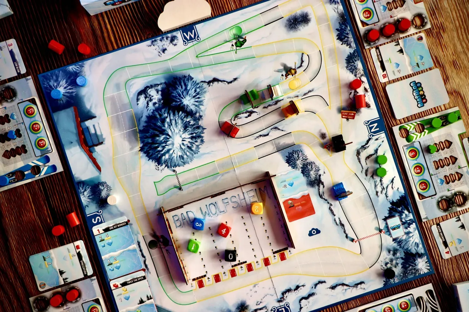 Dragon's Lair Biathlon Blast tävlingsspel 2-6 spelare