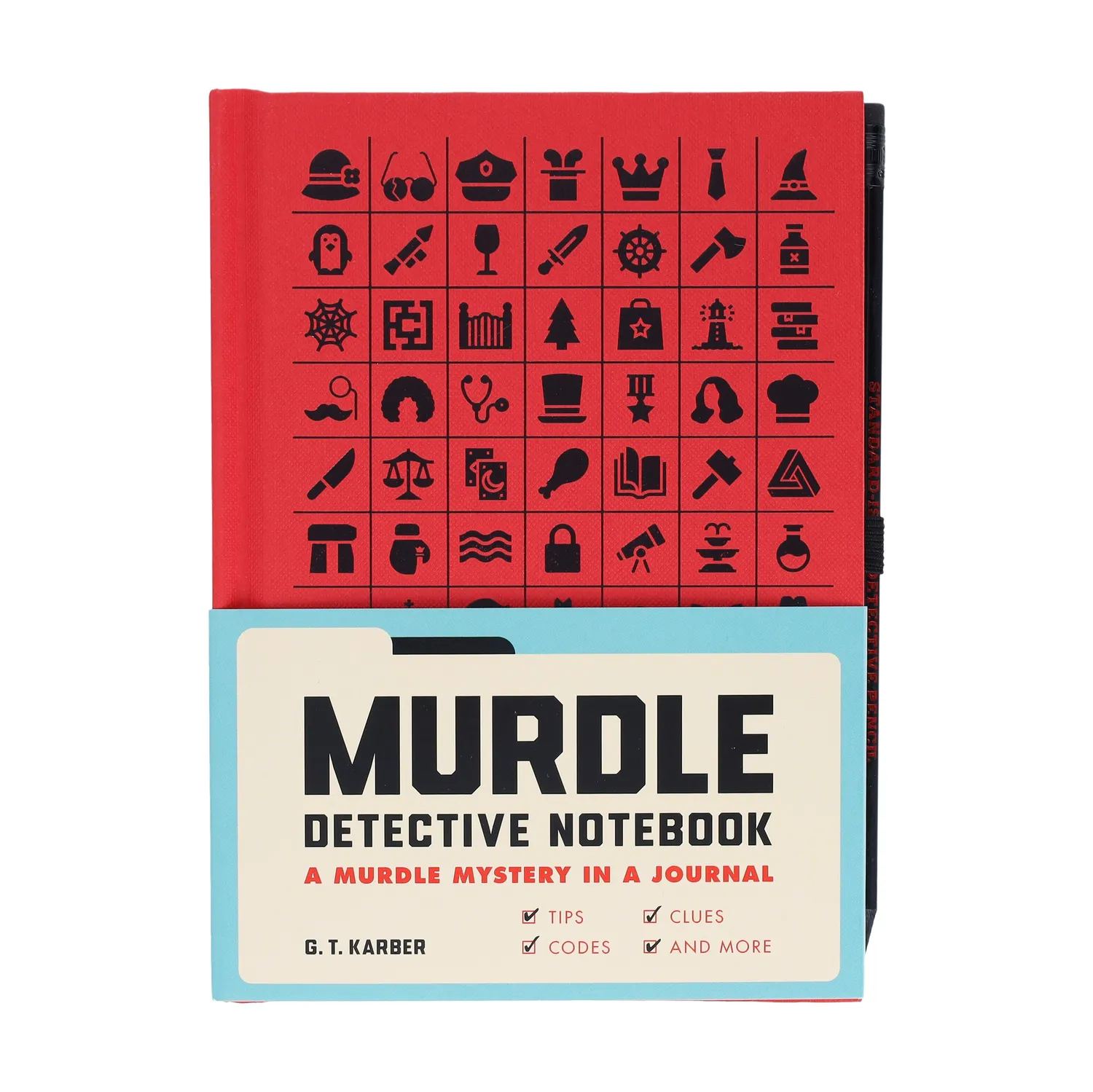 Games Room Murdle Detective Notebook anteckningsbok detektiv
