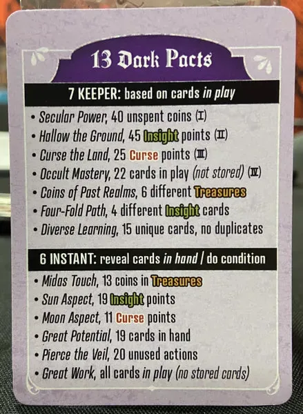 Dragon's Lair Dark Pact kortspel deckbuilding strategi