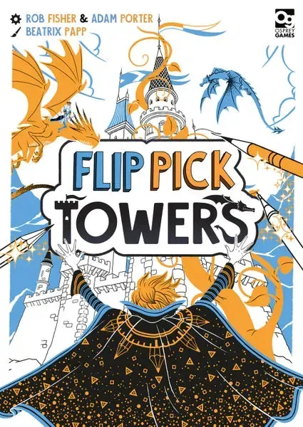 Flip Pick Towers roll & write spel 1-6 spelare