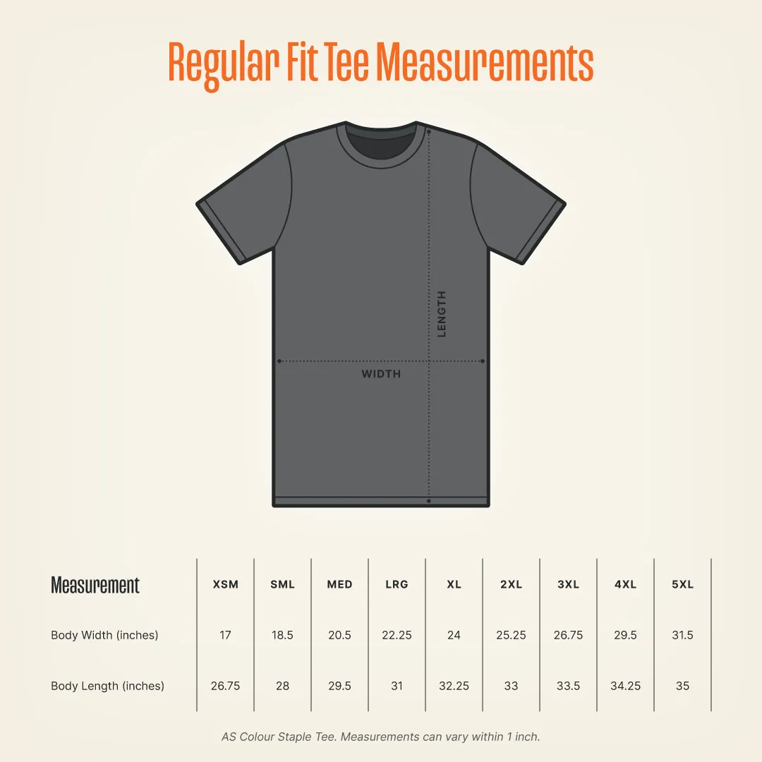Orange Nebula Uniform Tee t-shirt premium unisex