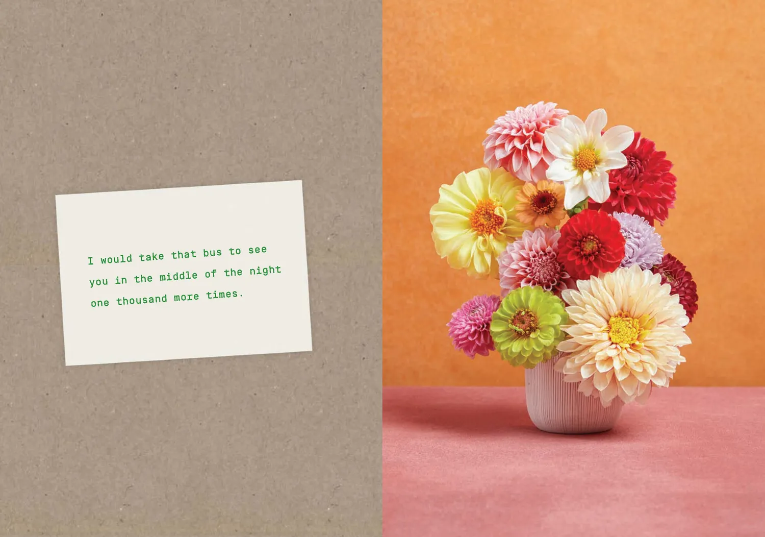 Chronicle Books Say It with Flowers bok blombudskap present