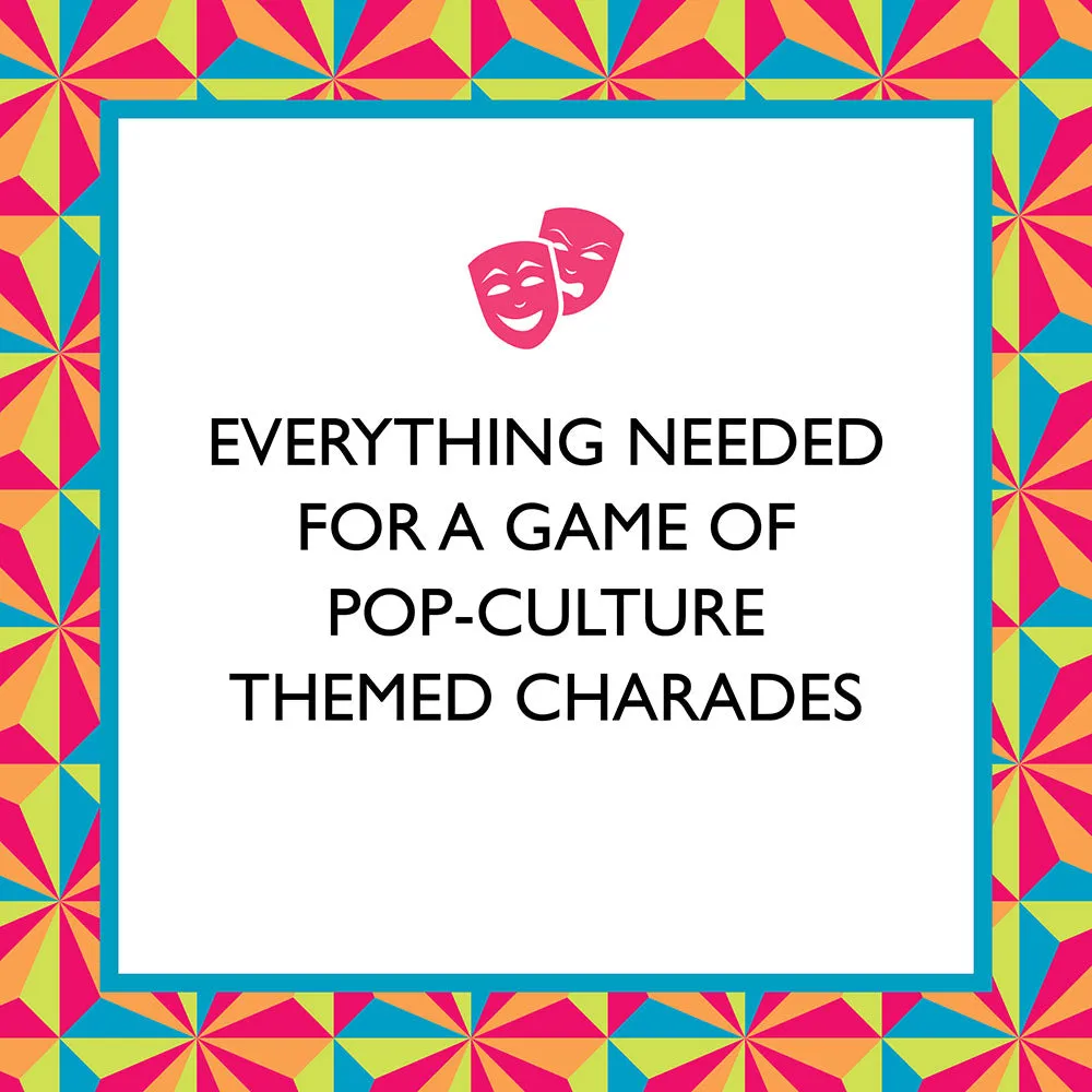Games Room Pop Culture Charades charader 140 kort familj