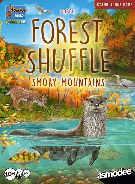 Dragon's Lair Forest Shuffle Smoky Mountains kortspel vatten