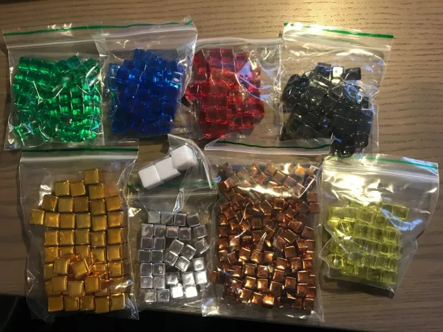 Terraforming Mars Plastic Cube Set kuber 403 st