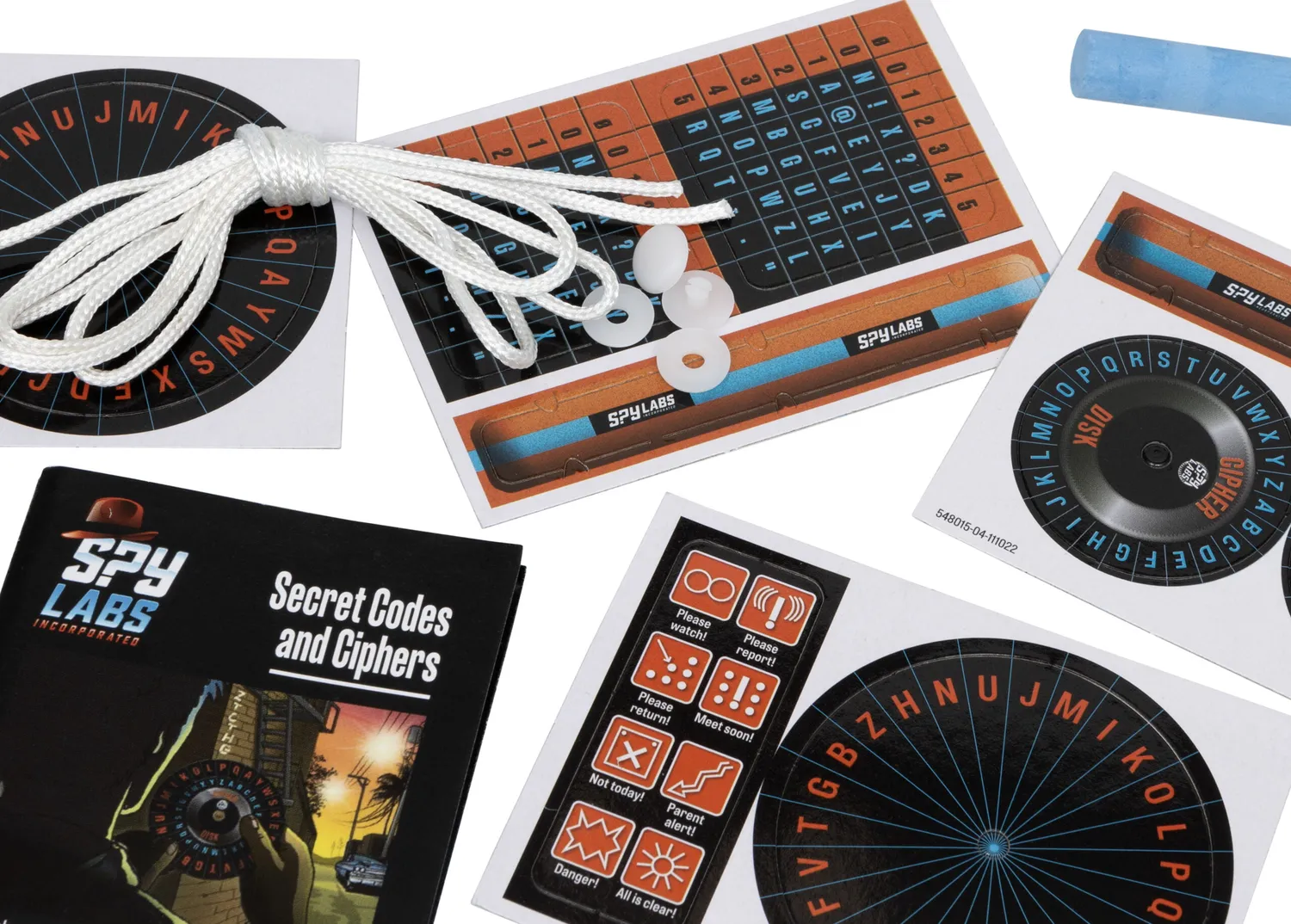 Kosmos Spy Labs Secret Codes and Ciphers experimentkit koder