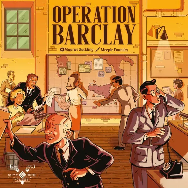 Dragon's Lair Operation Barclay brädspel 2 spelare bluff
