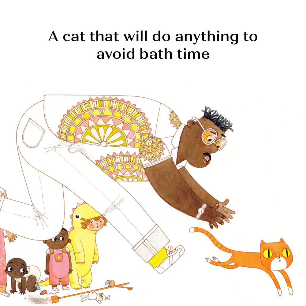 Games Room Bathe the Cat bilderbok 3-5 år