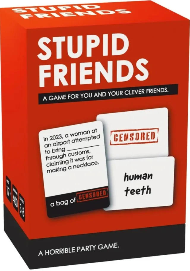 Dragon's Lair Stupid Friends partyspel 400 kort 3–7 spelare