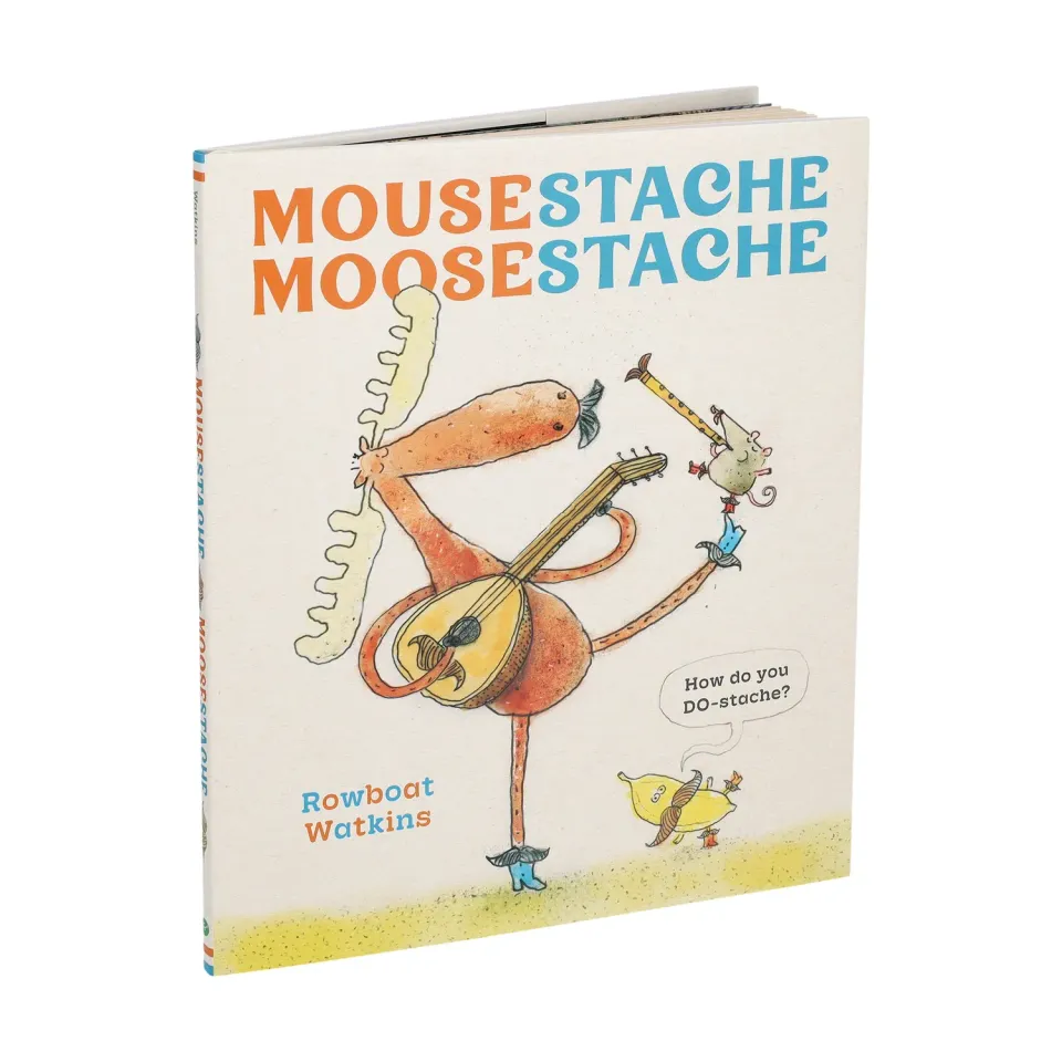 Games Room Mousestache bilderbok rim mustascher 3-8 år