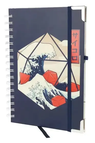 Dragon's Lair Great Wave of Dice Deluxe Notebook rollspel
