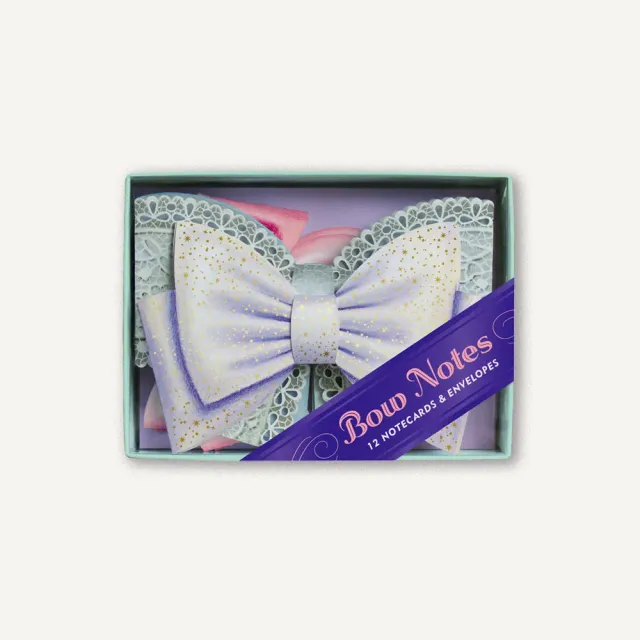 Games Room Bow Notes kort 12-pack rosett