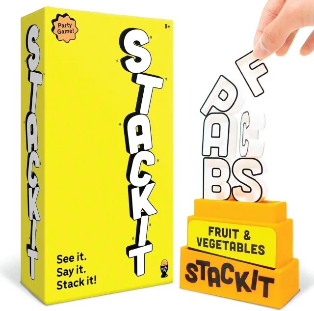 Stack It partyspel ordspel torn 160 kategorier
