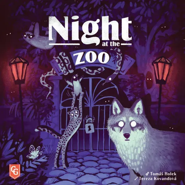 Night at the Zoo brädspel tile placement 1-4 spelare