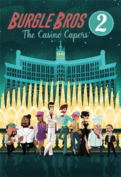 Dragon's Lair Burgle Bros 2 Casino Capers brädspel