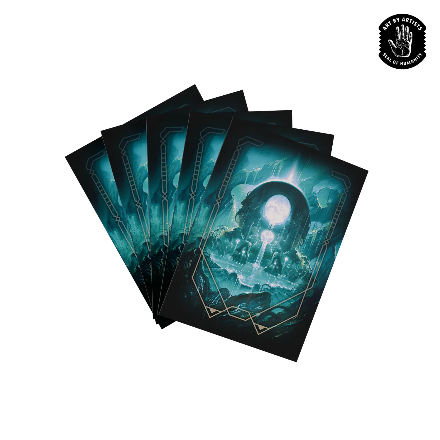 Orange Nebula Curator Reverence kortfodral 100-pack konst