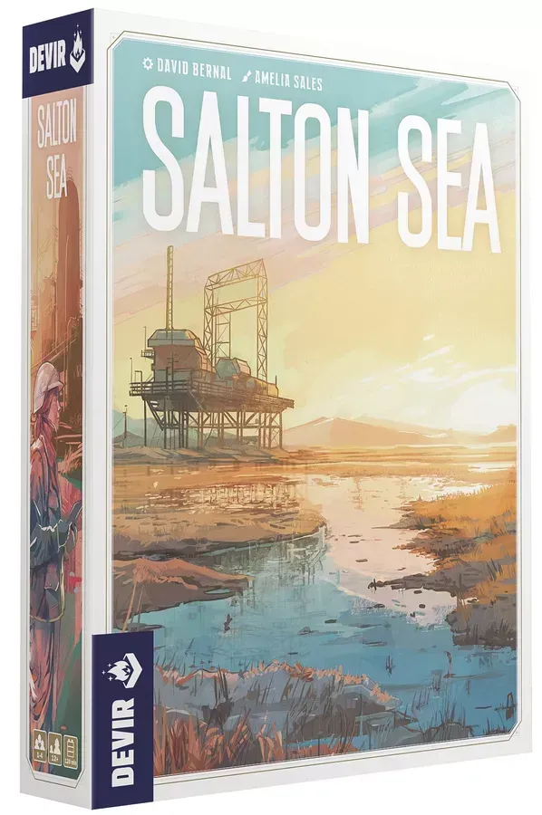 Kosmos Salton Sea brädspel 1-4 spelare strategi