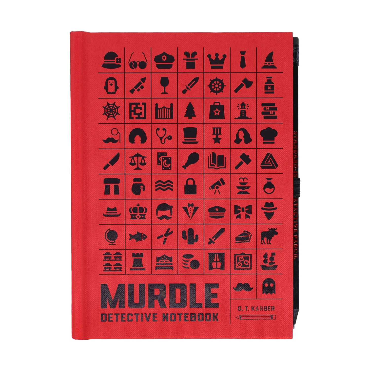Games Room Murdle Detective Notebook anteckningsbok detektiv