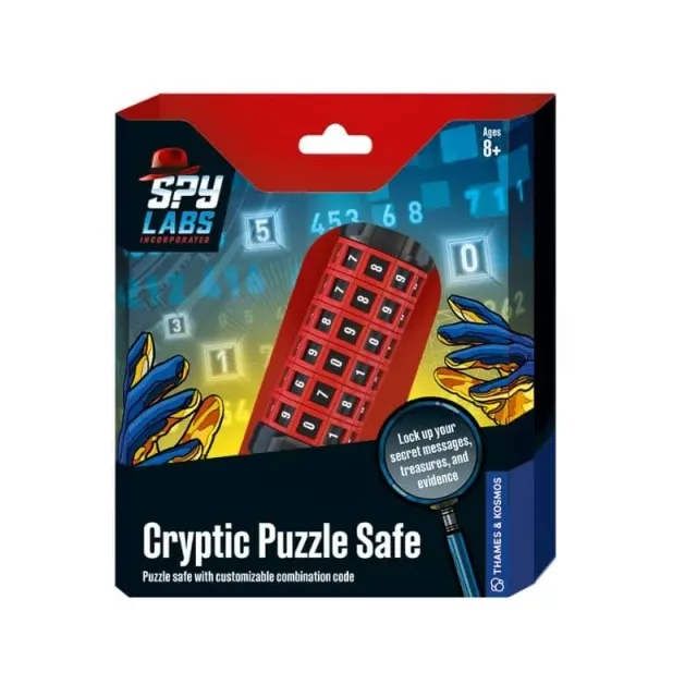 Kosmos Spy Labs Cryptic Puzzle Safe kassaskåp kodlås
