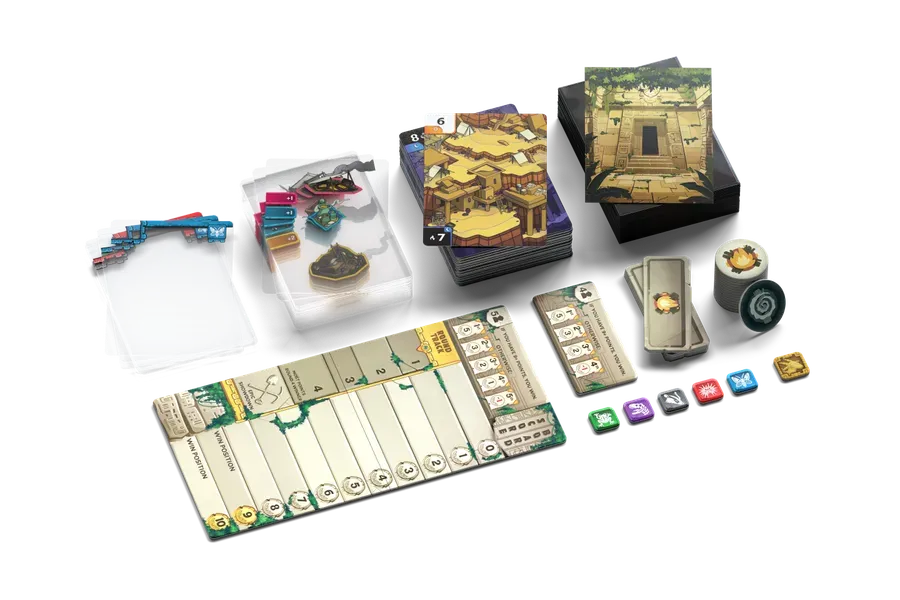 Dragon's Lair Ruins kortspel genomskinliga kort