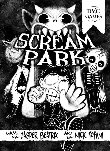 Dragon's Lair Scream Park kortspel drafting skräcktema