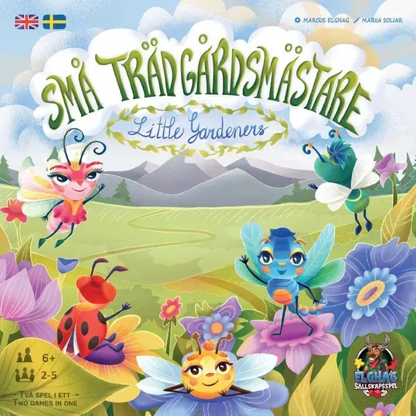 Dragon's Lair Små trädgårdsmästare sällskapsspel familjespel