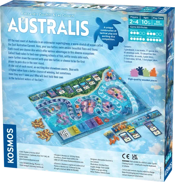 Dragon's Lair Australis strategispel engelsk utgåva