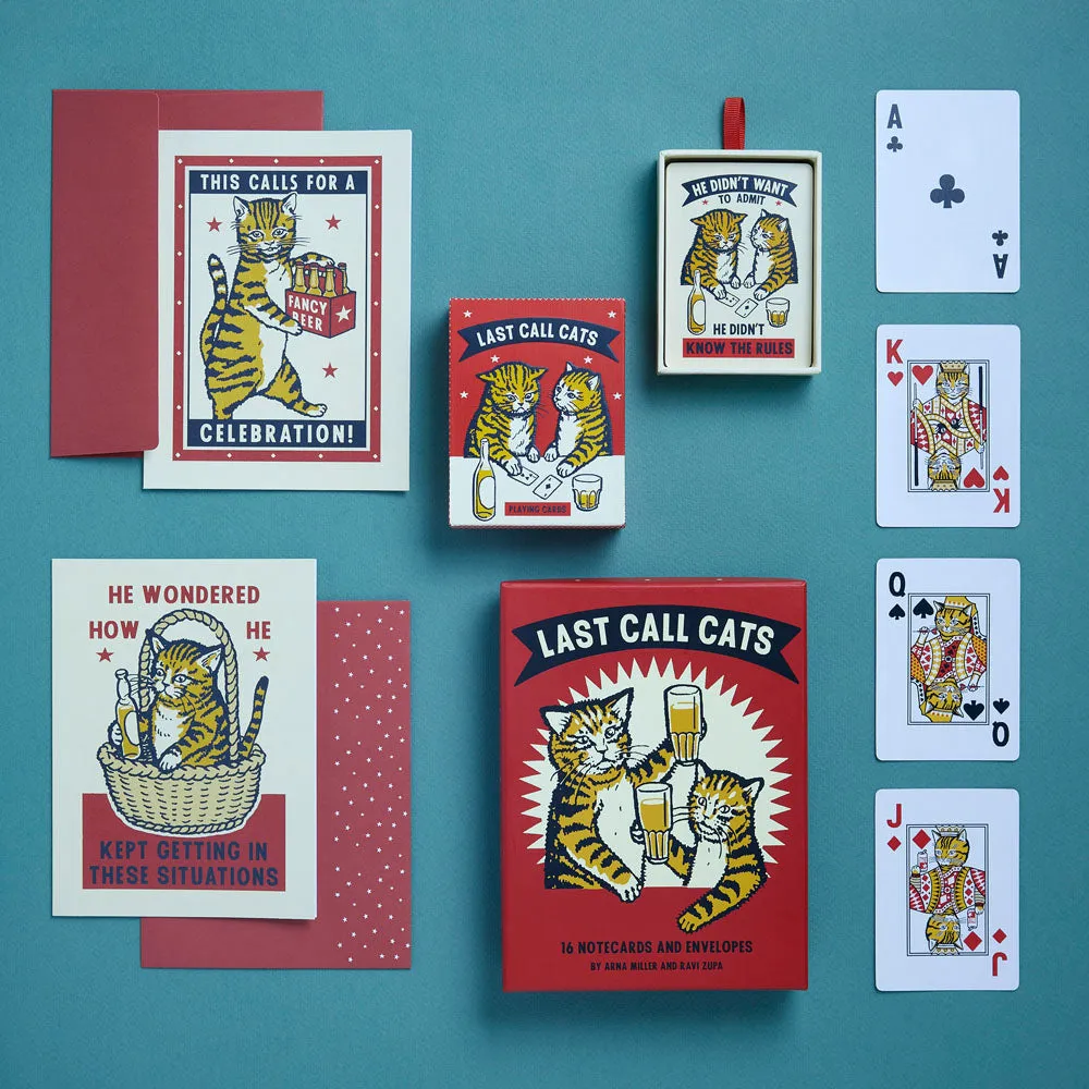 Games Room Last Call Cats spelkort katter 52+2 kort