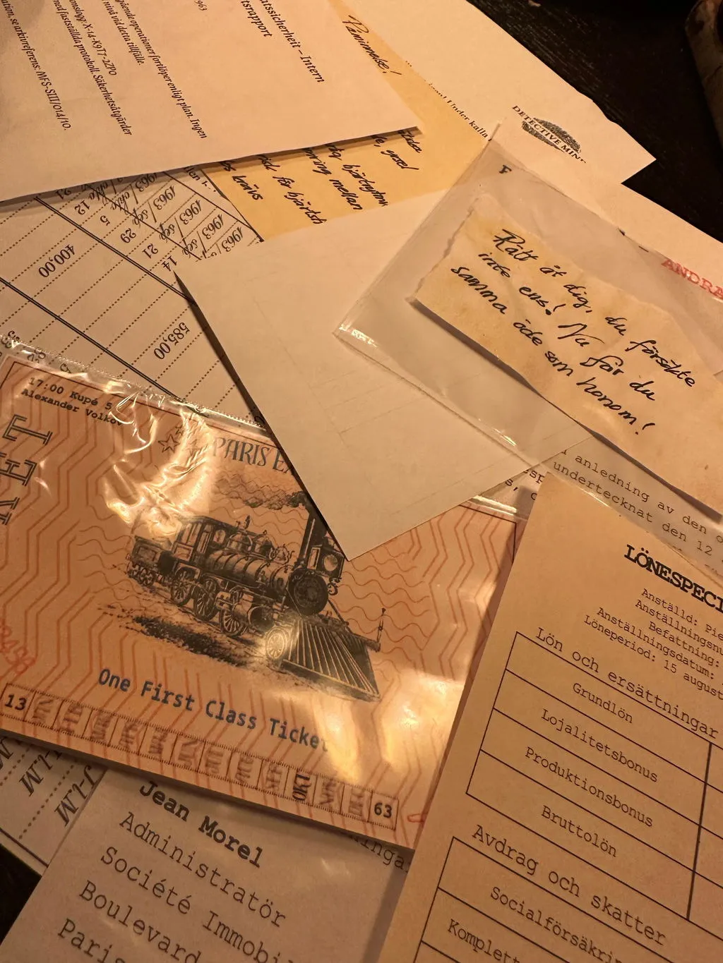Detective Minds Sista Stationen deckarspel svårighet 4 av 5