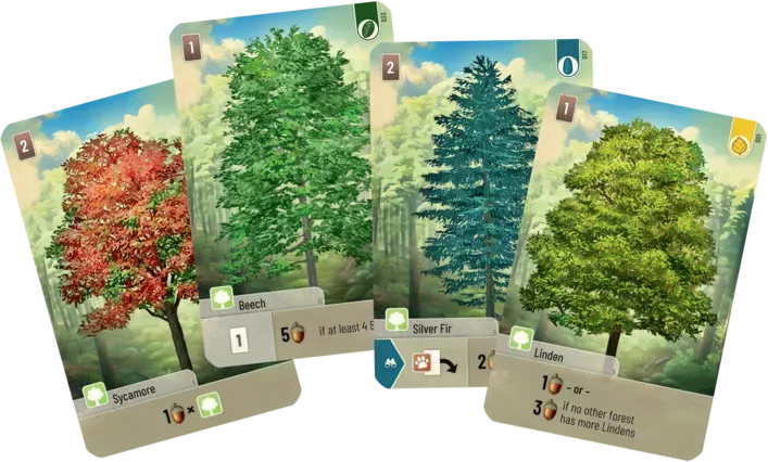 Forest Shuffle kortspel svenska utgåvan
