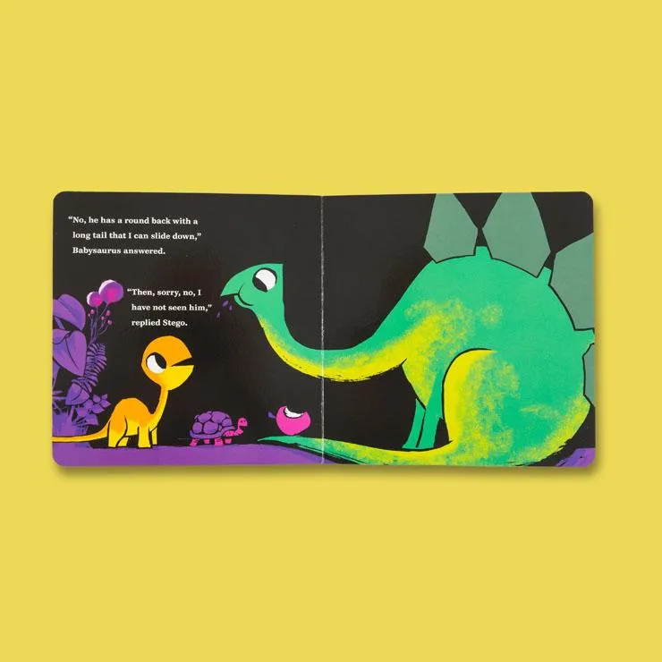 Games Room Papasaurus pekbok dinosaurier pappa-barn