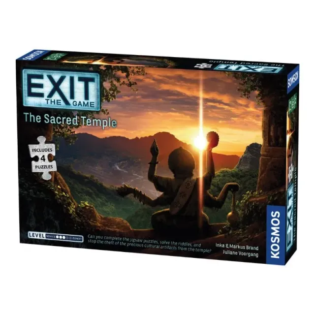 Kosmos EXIT Sacred Temple escape-spel pussel nivå 4