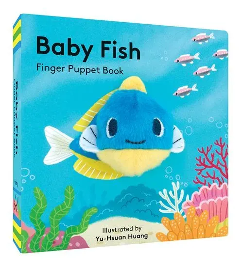 Games Room Baby Fish pekbok med fingerfigur